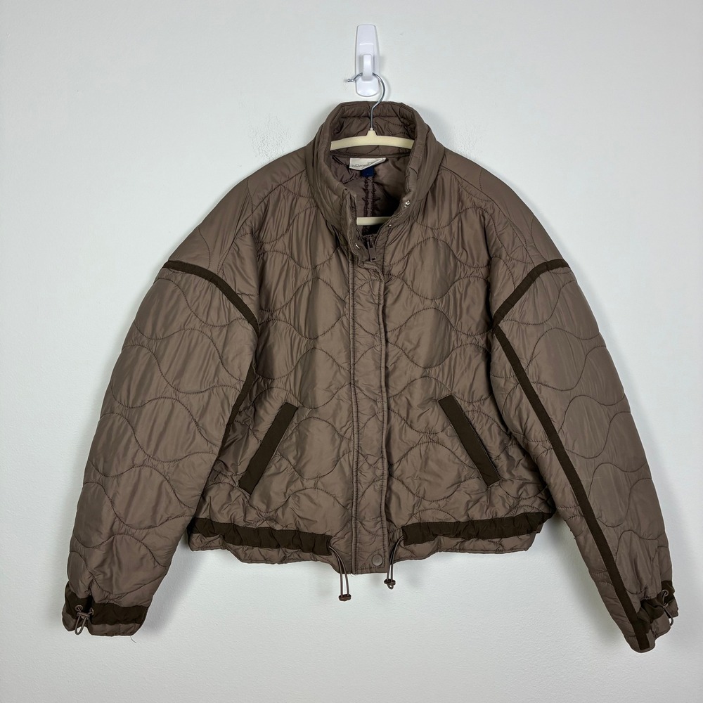 Universal Thread Quilted Short Puffer Bomber Jacket Women's Small Gorpcore